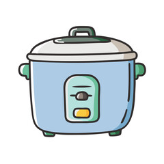 rice cooker icon, rice cooker vector illustration-simple illustration of rice cooker, perfect for rice cooker logos and icons