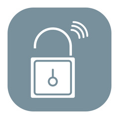Open Smart Lock Icon