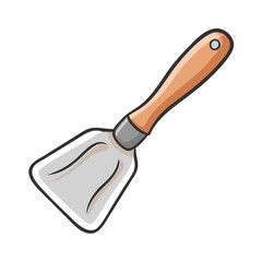 spatula icon, spatula vector illustration-simple illustration of spatula, perfect for spatula logos and icons