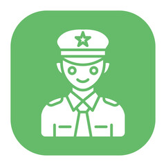 Military Officer Icon