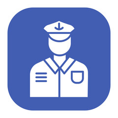 Coast Guard Officer Male Icon