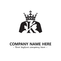 King logo company design vector illustration