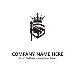 King logo company design vector illustration