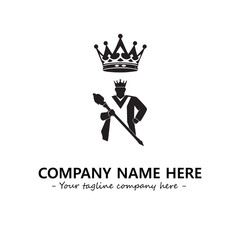 King logo company design vector illustration