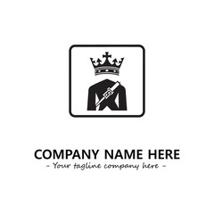 King logo company design vector illustration
