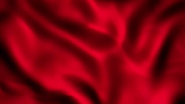 Crimson Silk Drape: A Fluid Red Texture Video