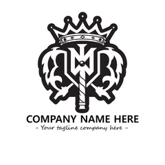 King logo company design vector illustration