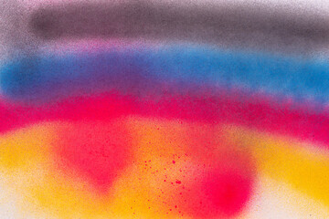 カラフルなスプレー塗料で塗った背景