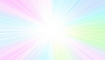 Obraz premium Radiant light burst abstract concept digital art vibrant colors contemporary style visual harmony