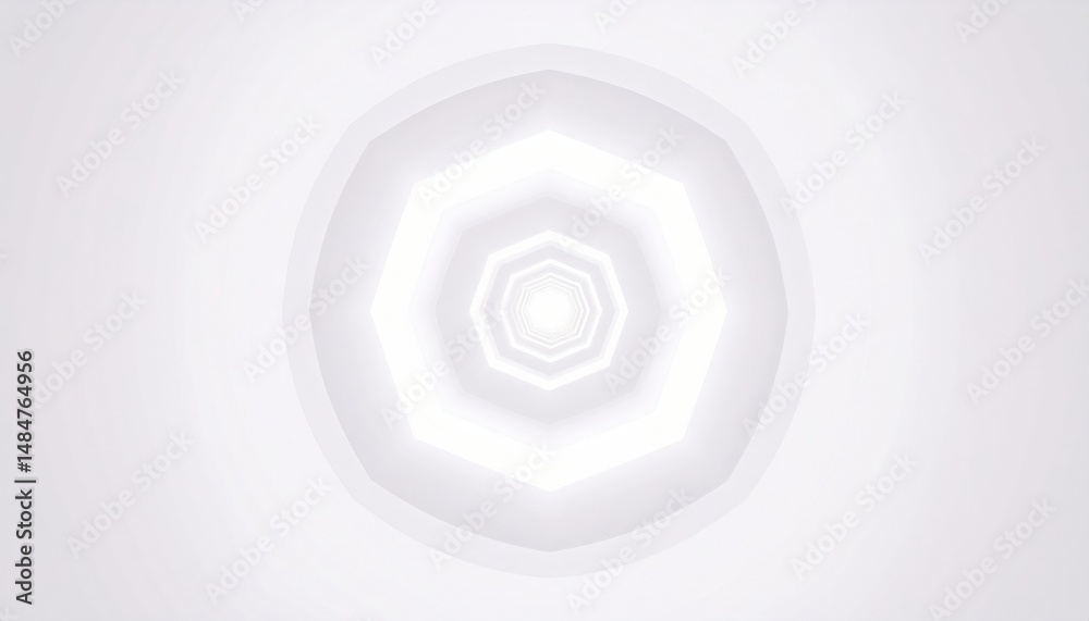 Poster dynamic light patterns abstract space digital art minimalistic environment top-down view visual conc