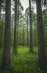 Fototapeta premium trees in the forest