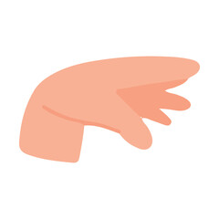 hand holding a spoon, hand holding a pen, various hands with different shapes