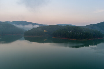 lake in the mountains