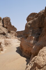 Fototapeta premium Felsiger Canyon bei Sesriem in Namibia