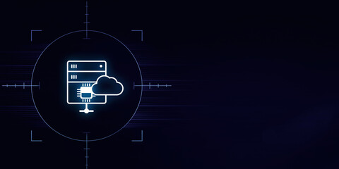 Fototapeta premium Cloud Server Scalable, Secure, and High-Performance Hosting for Modern Applications