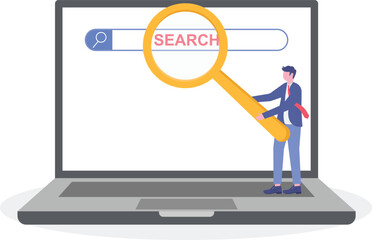 Search box, SEO search engine optimization or finding website from internet,

