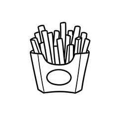 Fries Outline Icon