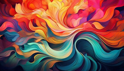 Obraz premium Colorful abstract background pattern-