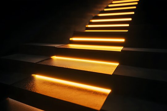 **Glowing Steps Leading Into A Loop, Concept Of Agile Feedback And Learning Cycles, --Ar 3:2 --S 50 --V 6.1 --Raw** - @Darya (Relaxed)