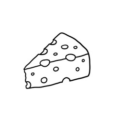 Cheese Slice Doodle