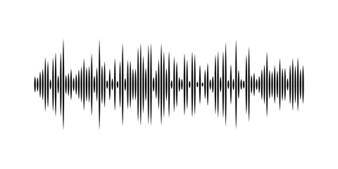 Sound wave set. Sound waves, Equalizer, Audio waves, Radio signal, Music. Recording. Vector illustration in eps 10.
