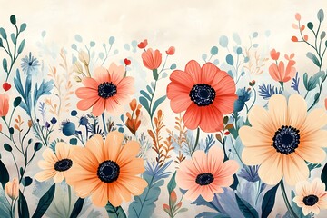 Artistic Happy Mother's Day Design with Cozy Family Feeling