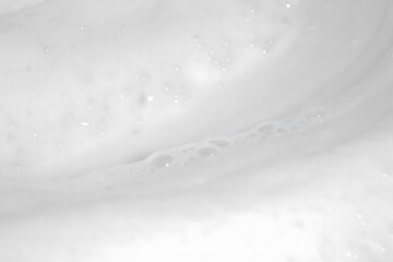 Obraz premium Close up Abstract Texture of White Soap Foam Bubbles Background