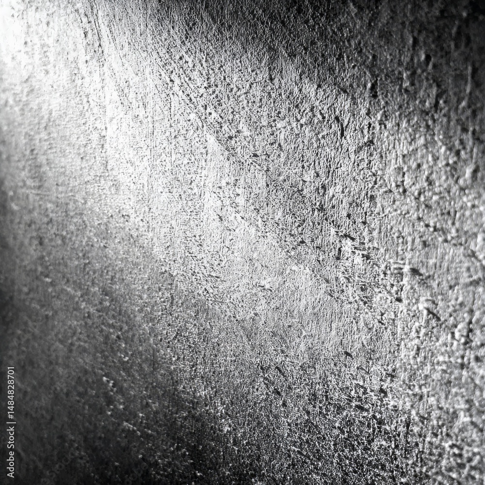 Leinwandbilder abstract silver texture: a textured surface with gradients of light and shadow, minimalist and elega