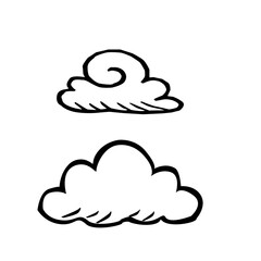 set of clouds.set of clouds icons. Vector illustration of clouds.set of colorful clouds.weather icon set. Set of weather icons.clouds computing concept. Cloud computing icon. clouds pattern background