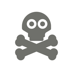 toxic symbol simple flat icon illustration