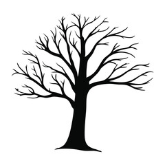 Tree  silhouette vector