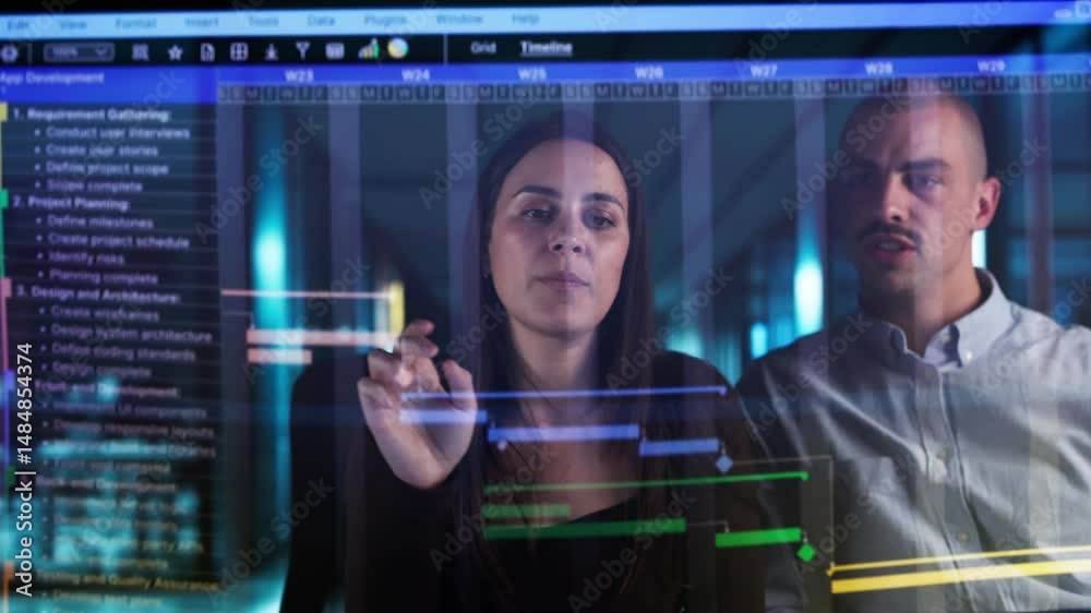 Aufkleber gantt gantt software project