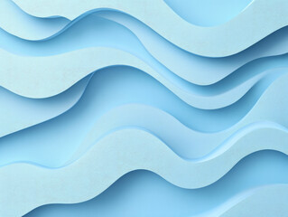 Abstract blue wave-like layered pattern