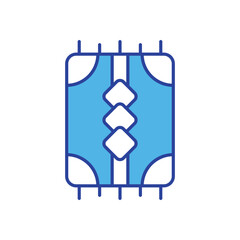 Carpet icon vector stock illustration