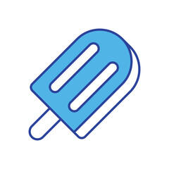 Popsicle icon vector stock illustration
