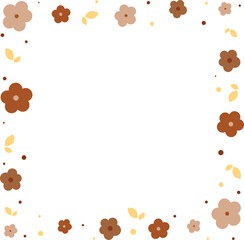 simple flowers border