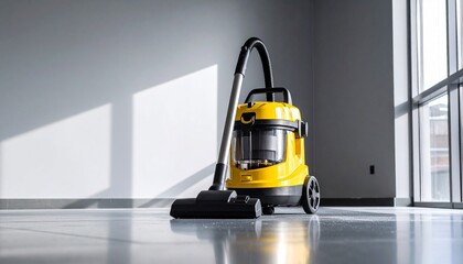 vacuum cleaner on the floor