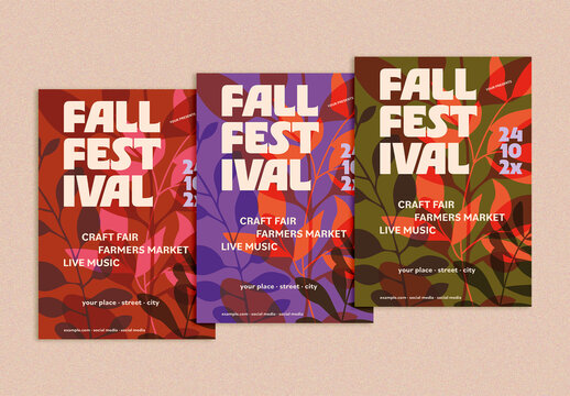 Fall Festival Event Poster