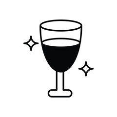 Drink icon vector stock illustration