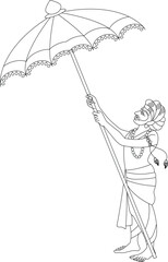 Indian Wedding Ceremony. wedding procession. 