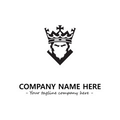 King logo company design vector illustration
