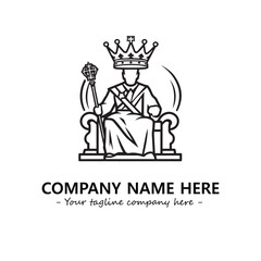 King logo company design vector illustration