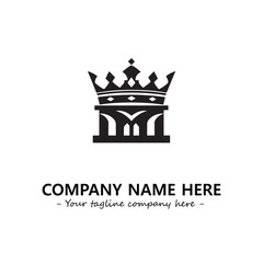 Fototapeta premium King logo company design vector illustration