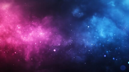 Obraz premium Pink and blue nebula cosmic background