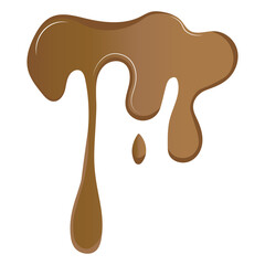 Caramel Splash Vector Art.