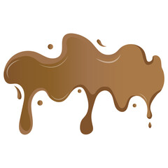 Caramel Splash Vector Art.