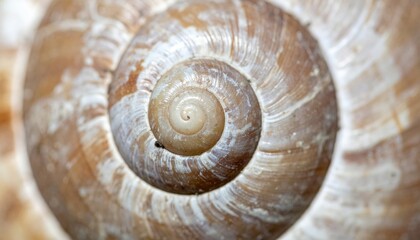 Exploring the intricate spiral of a shell nature photography close-up view natural environment artistic concept