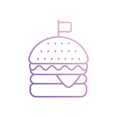 Hamburger icon vector stock illustration