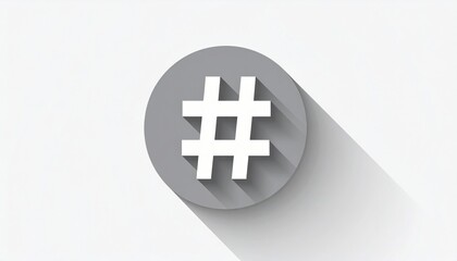 Fototapeta premium Exploring hashtag trends in social media online platforms visual content digital environment informative perspective