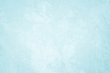 Pastel blue and white concrete stone texture for background in summer wallpaper. Cement and sand wall of tone vintage. Concrete abstract wall of light cyan color, cement texture mint green for design.